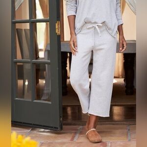 Frank & Eileen Catherine Favorite Sweatpant Triple Fleece -Heather White Melange